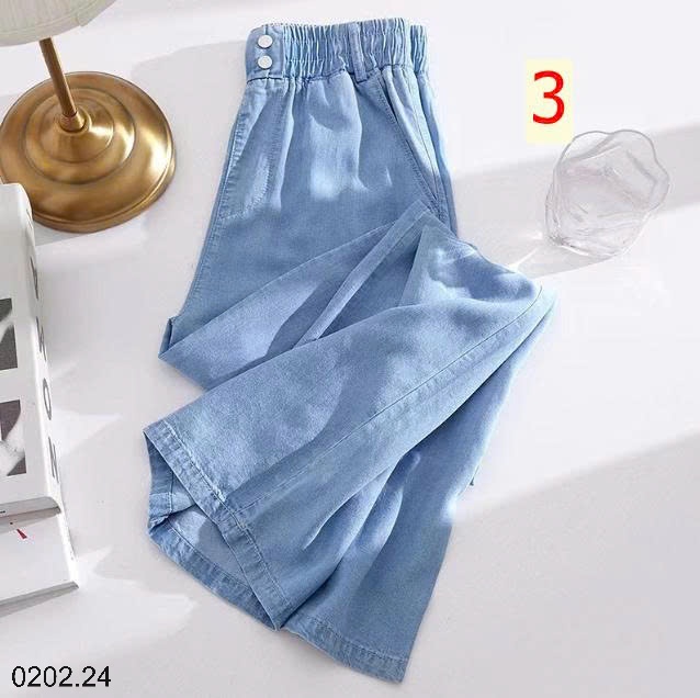 26HA0202.24 - QUẦN DEMIN TENCEL NỮ DÁNG XUÔNG SIÊU MỀN MÁT