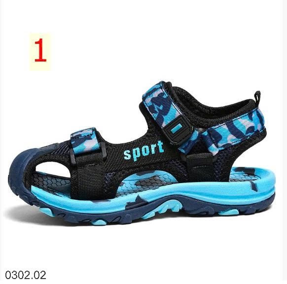 26HA0302.02 - SANDAL BÍT MŨI SPORT BÉ TRAI