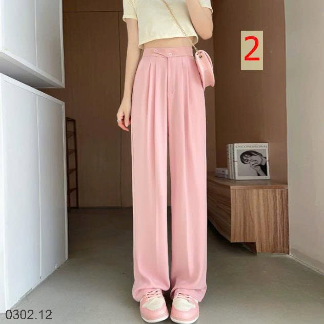 26HA0302.12 - QUẦN VẢI ỐNG XUÔNG NỮ