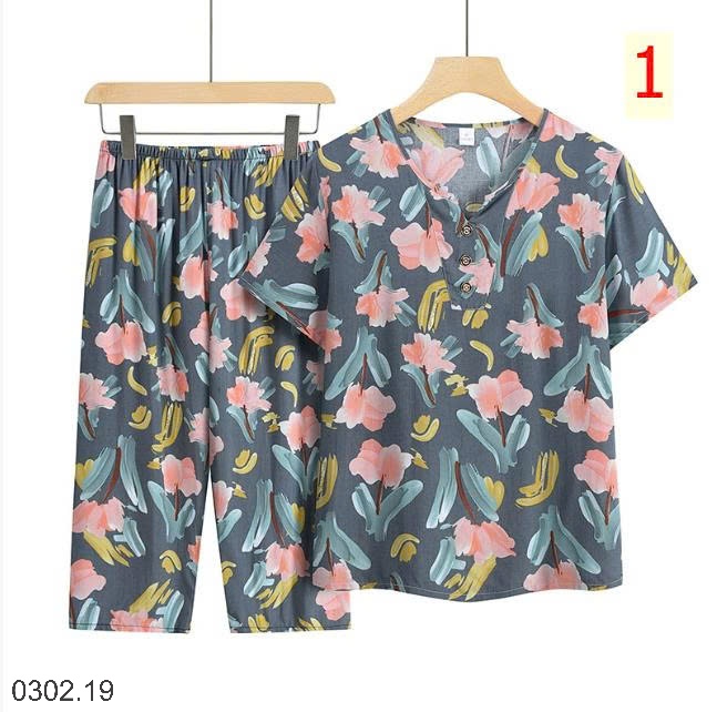 26HA0302.19 - BỘ LANH LỬNG HOA CHO BÀ CHO MẸ