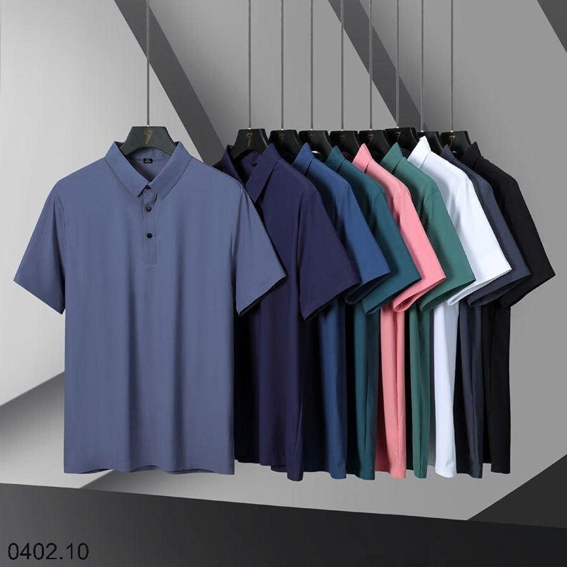26HA0402.10 - ÁO POLO LỤA BĂNG NAM SIÊU MỀN MÁT