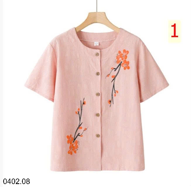 26HA0402.08 - BỘ TRUNG NIÊN TẶNG MẸ QUẦN ĐEN