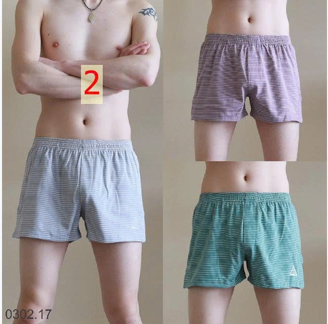 26HA0302.17 - SET 3 QUẦN SÀ LỎN KẺ NAM
