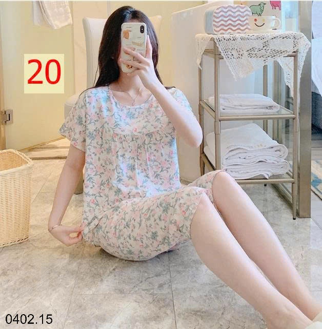 26HA0402.15 - BỘ LANH LỤA LỬNG MẶC NHÀ NỮ