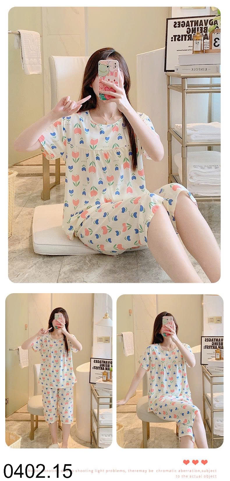26HA0402.15 - BỘ LANH LỤA LỬNG MẶC NHÀ NỮ