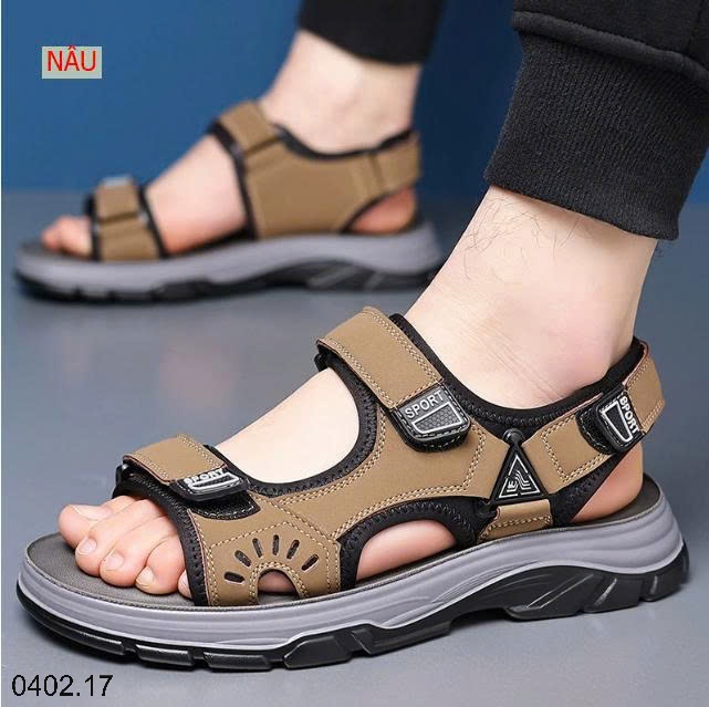 26HA0402.17 - SANDAL NAM DA BÒ