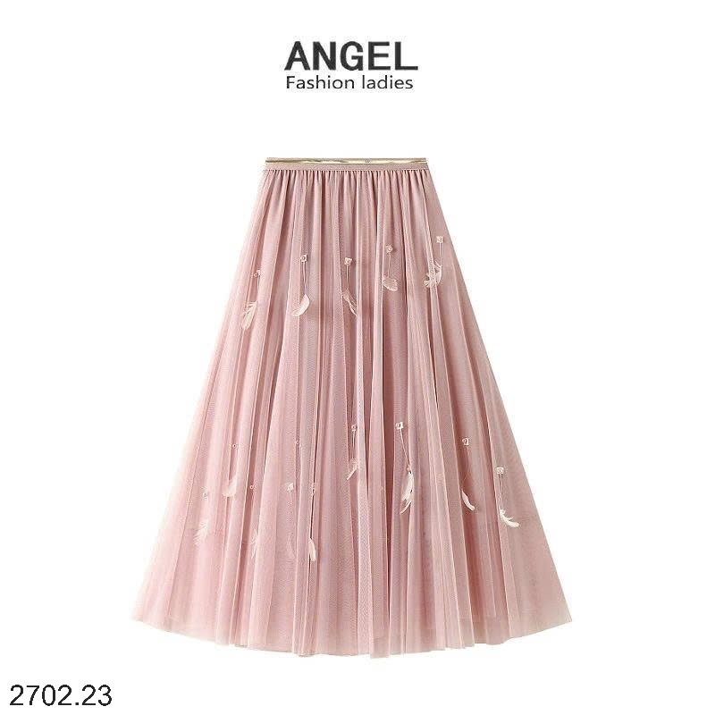 26HA2702.23 - CHÂN VÁY ANGEL NỮ ĐÍNH LÔNG