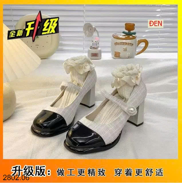 26HA2802.06 - GIÀY MARY JANE KIỂU CHANEL