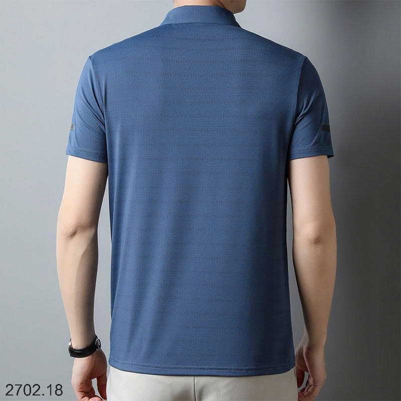 26HA2702.18 - POLO LỤA BĂNG NAM
