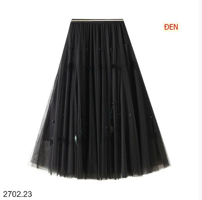 26HA2702.23 - CHÂN VÁY ANGEL NỮ ĐÍNH LÔNG