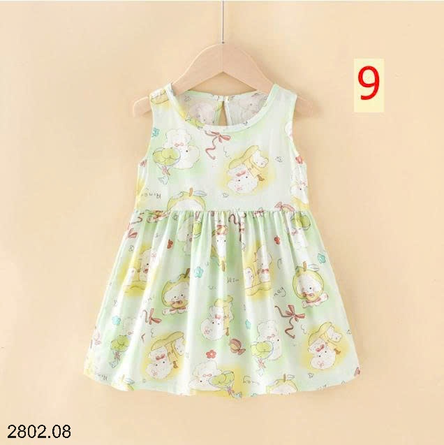 26HA2802.08 - SET 2 VÁY ĐŨI MỀN MÁT BÉ GÁI