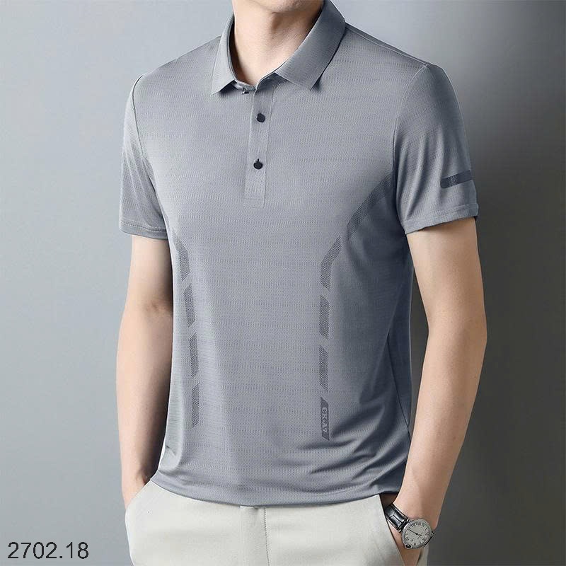 26HA2702.18 - POLO LỤA BĂNG NAM
