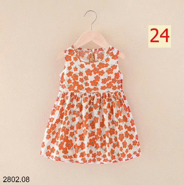 26HA2802.08 - SET 2 VÁY ĐŨI MỀN MÁT BÉ GÁI