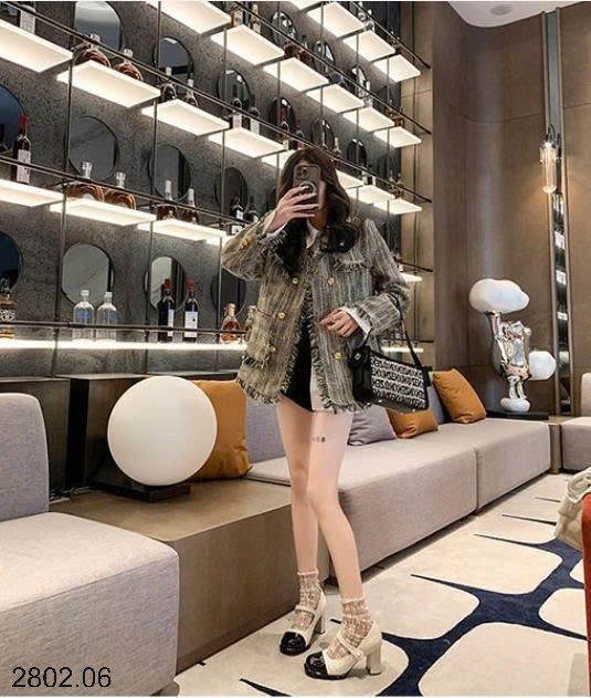 26HA2802.06 - GIÀY MARY JANE KIỂU CHANEL