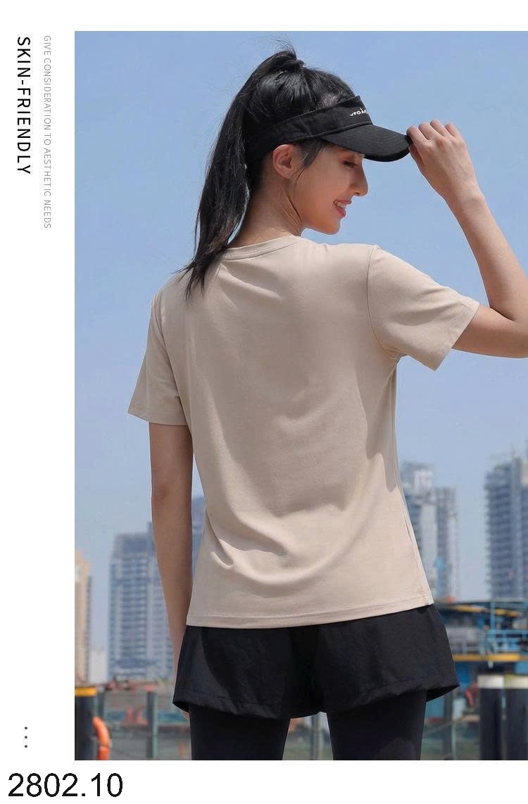 26HA2802.10 - ÁO THUN COTTON CỔ TRÒN NAM NỮ