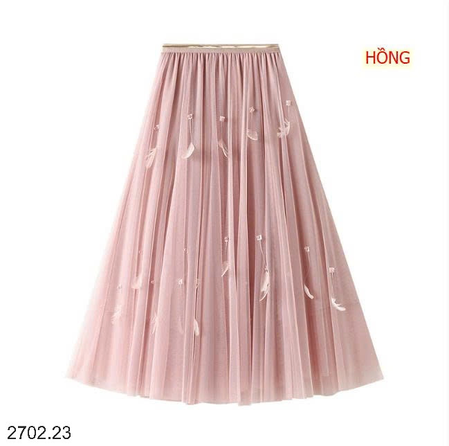 26HA2702.23 - CHÂN VÁY ANGEL NỮ ĐÍNH LÔNG