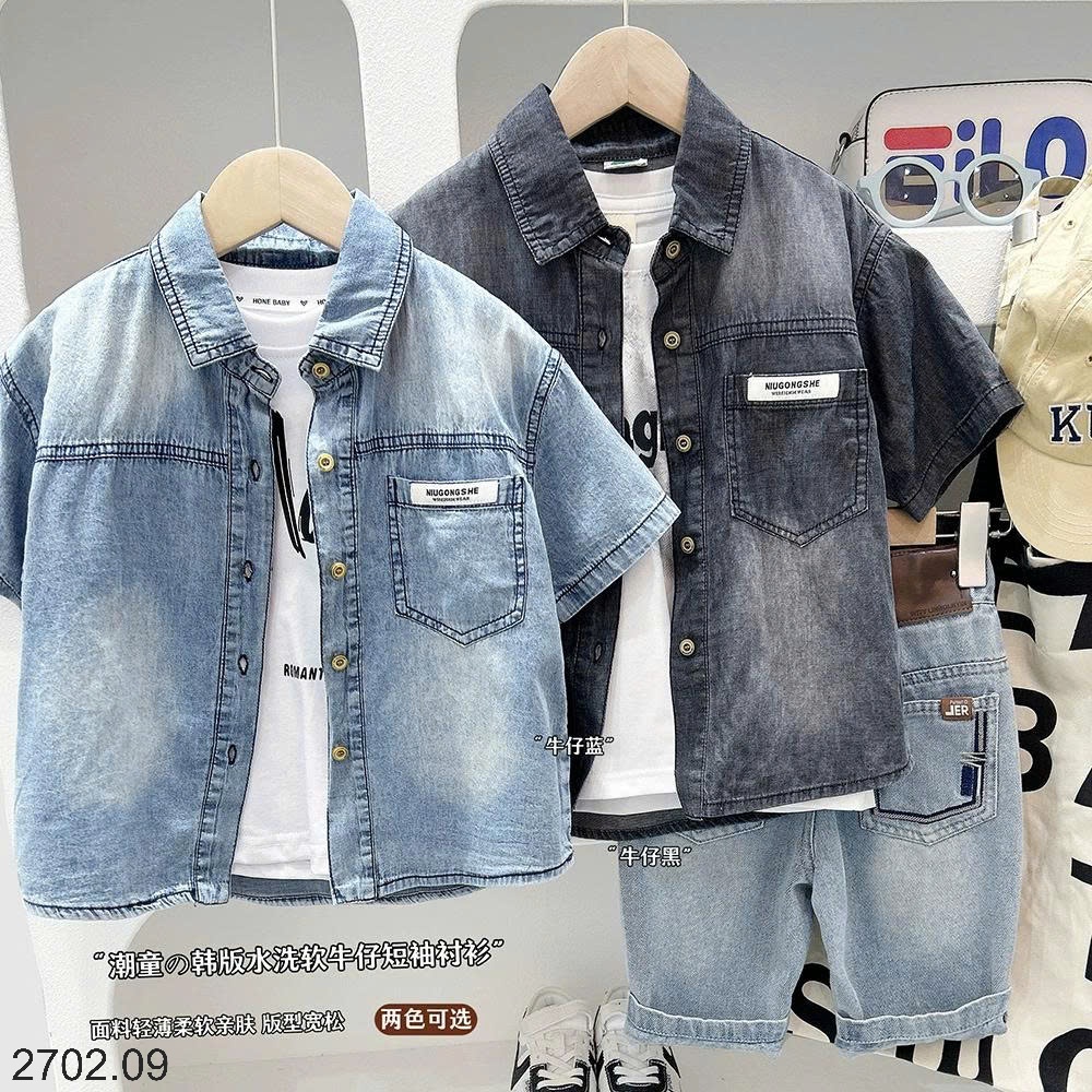 26HA2702.09 - SƠ MI JEAN MỀM NHÀ KACADY