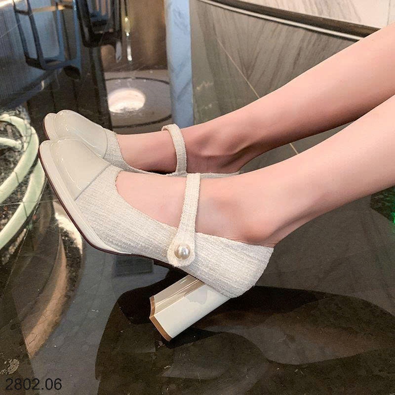 26HA2802.06 - GIÀY MARY JANE KIỂU CHANEL