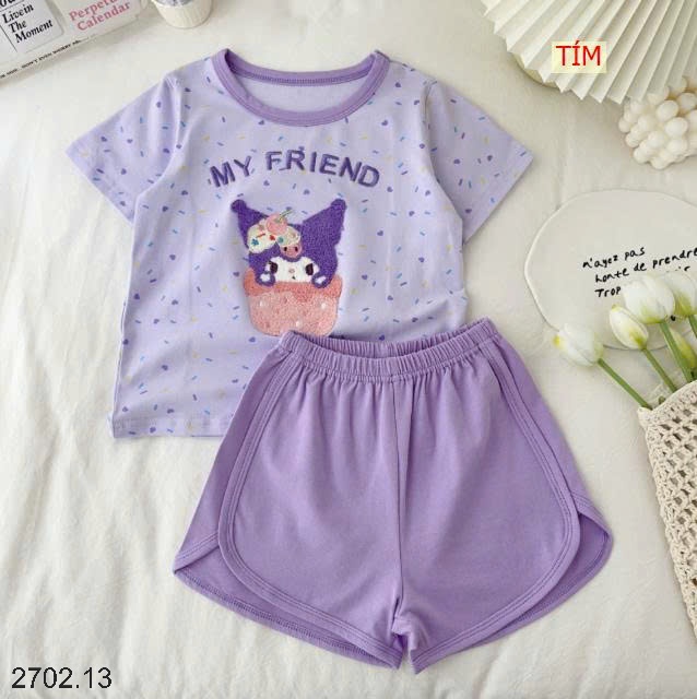 26HA2702.13 - BỘ COTTON MY FRIEND QUẢNG CHÂU CHO BÉ