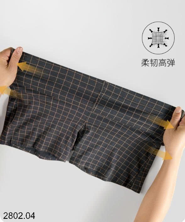 26HA2802.04 - SET 2 QUẦN LÓT KẺ NAM COTTON