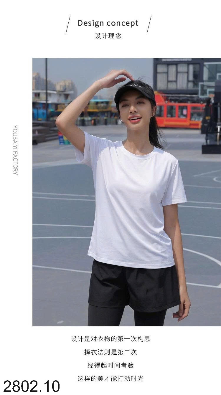 26HA2802.10 - ÁO THUN COTTON CỔ TRÒN NAM NỮ