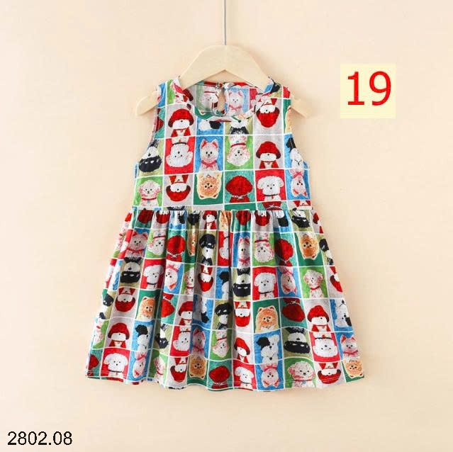 26HA2802.08 - SET 2 VÁY ĐŨI MỀN MÁT BÉ GÁI