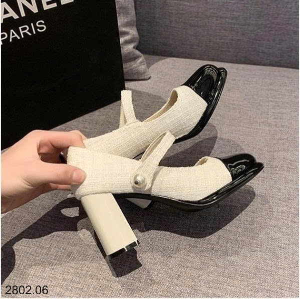 26HA2802.06 - GIÀY MARY JANE KIỂU CHANEL