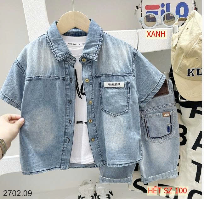 26HA2702.09 - SƠ MI JEAN MỀM NHÀ KACADY