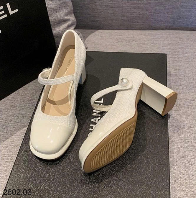 26HA2802.06 - GIÀY MARY JANE KIỂU CHANEL