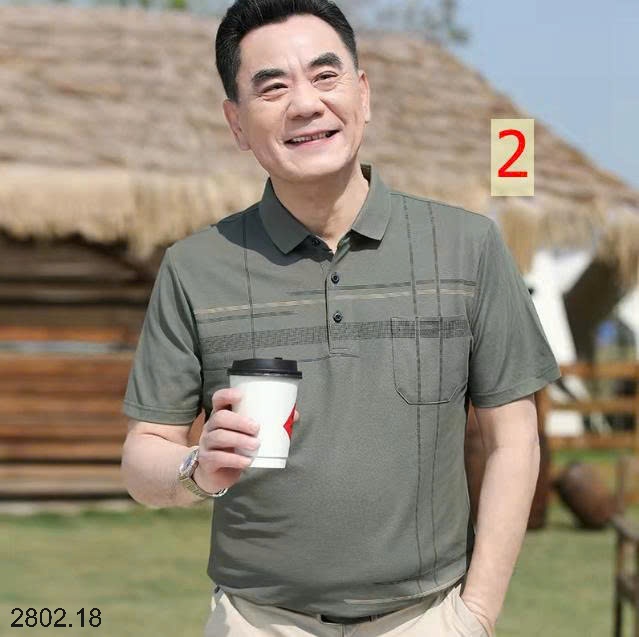 26HA2802.18 - ÁO POLO NGẮN TAY TRUNG NIÊN