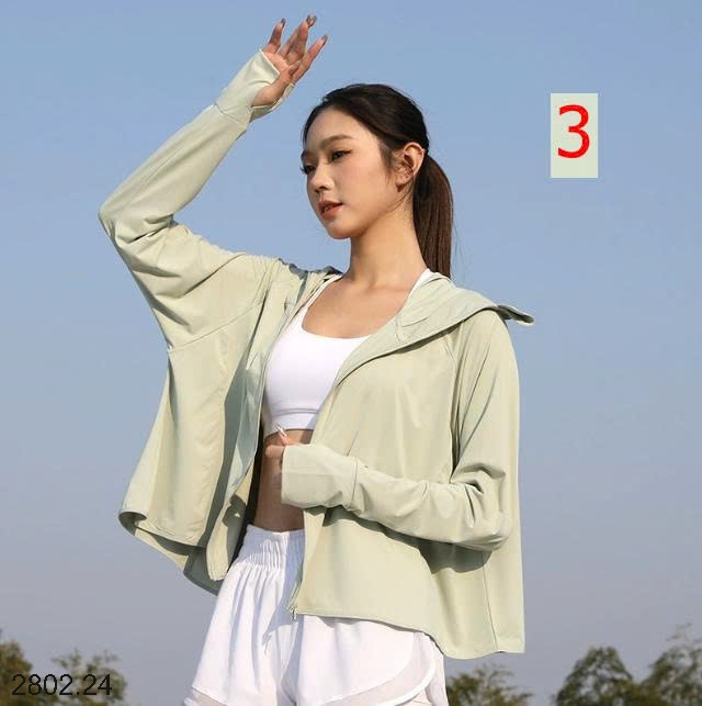 26HA2802.24 - ÁO CHỐNG NẮNG LỤA BĂNG LÀM MÁT CHO NỮ