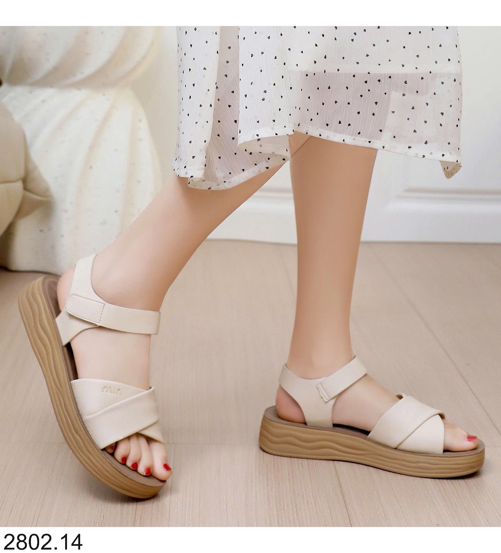 26HA2802.14 - SANDAL ĐẾ MẾN TRUNG NIÊN CHỐNG TRƠN TRƯỢT