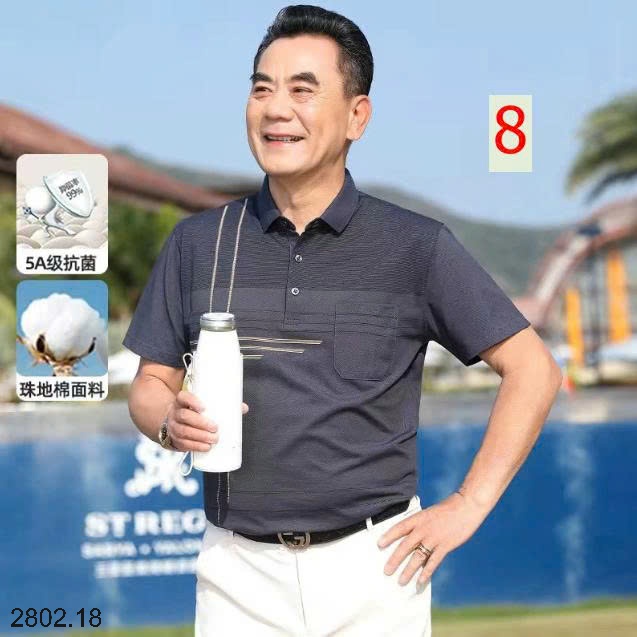 26HA2802.18 - ÁO POLO NGẮN TAY TRUNG NIÊN