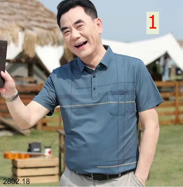 26HA2802.18 - ÁO POLO NGẮN TAY TRUNG NIÊN