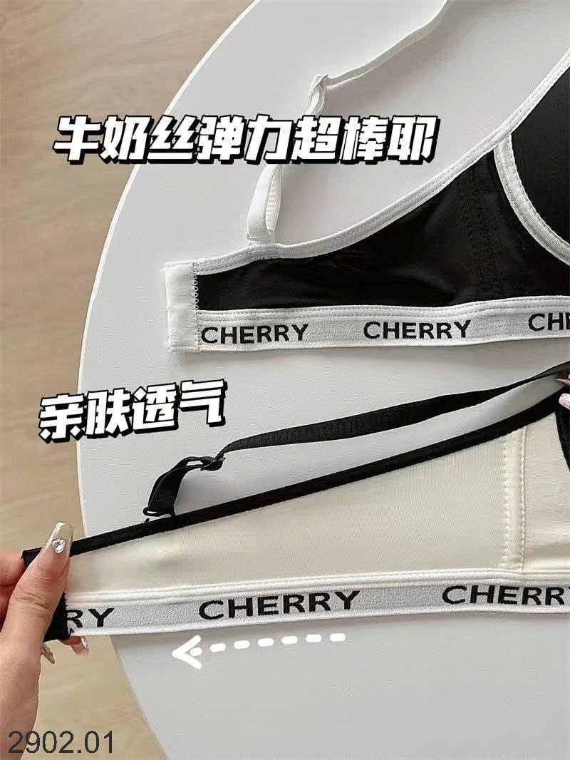 26HA2902.01 - SET 2 ÁO LÓT CHERRY KHÔNG GỌNG