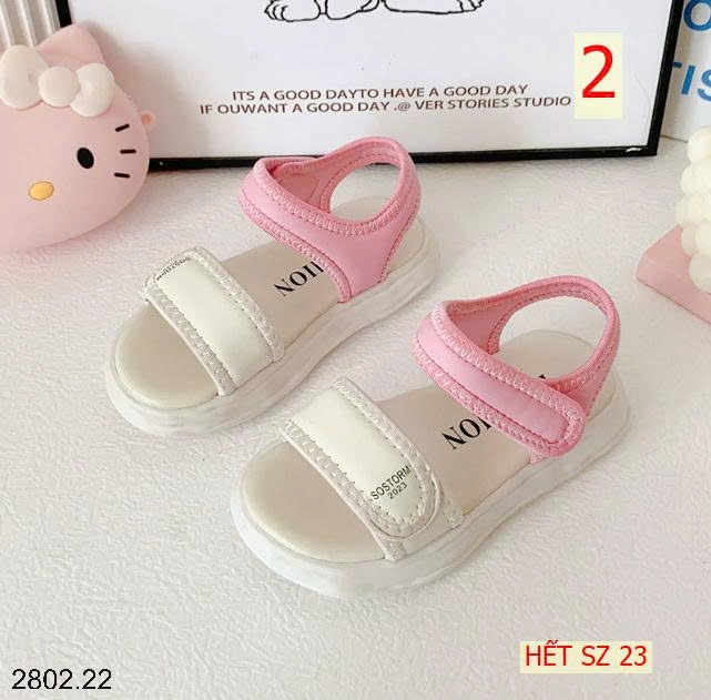 26HA2802.22 - SANDAL THỂ THAO ĐẾ MỀN CHO BÉ