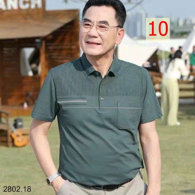 26HA2802.18 - ÁO POLO NGẮN TAY TRUNG NIÊN