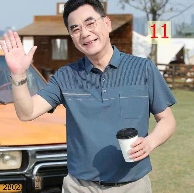 26HA2802.18 - ÁO POLO NGẮN TAY TRUNG NIÊN