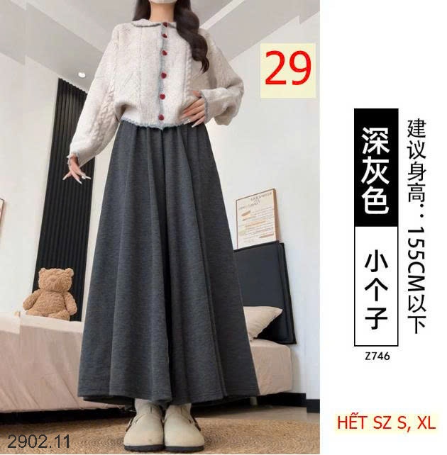 26HA2902.11 - QUẦN YAMAMOTO ỐNG RỘNG CHO NỮ