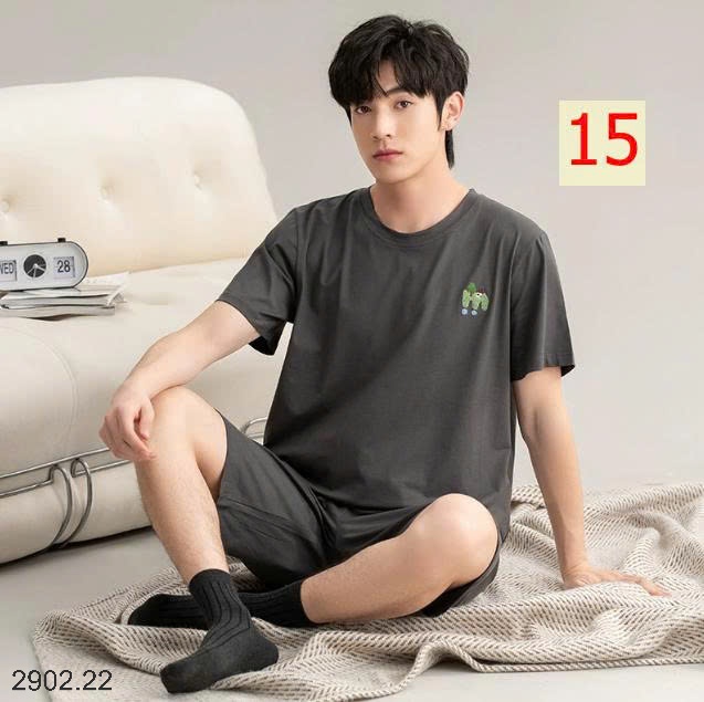 26HA2902.22 - BỘ MẶC NHÀ COTTON NAM