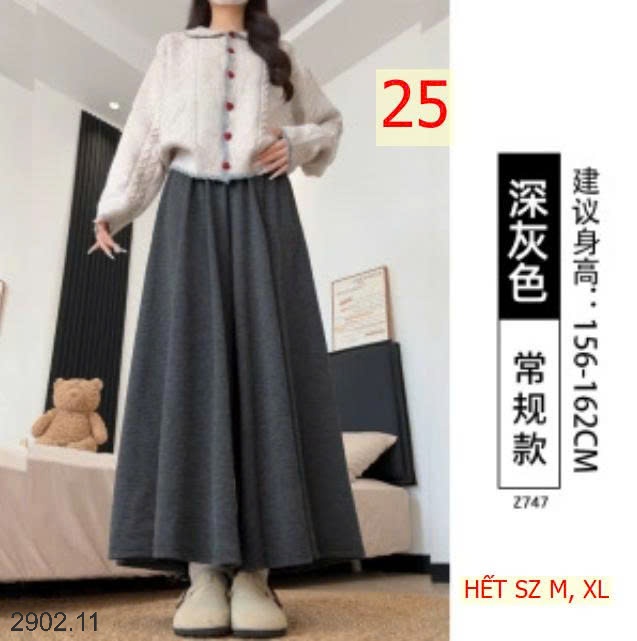 26HA2902.11 - QUẦN YAMAMOTO ỐNG RỘNG CHO NỮ