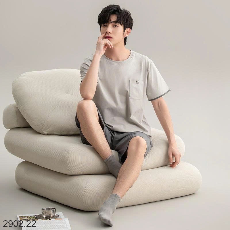 26HA2902.22 - BỘ MẶC NHÀ COTTON NAM