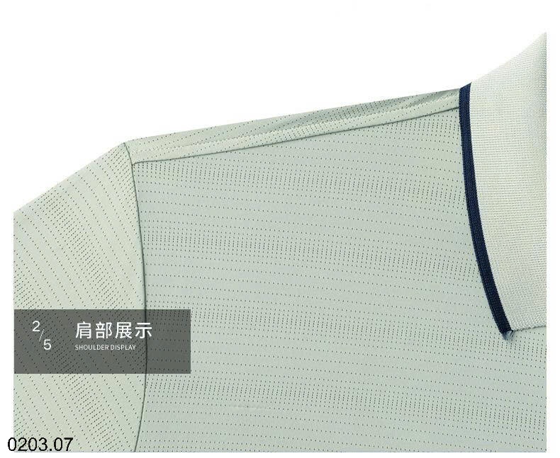 26HA0203.07 - BỘ POLO LỤA BĂNG TRUNG NIÊN