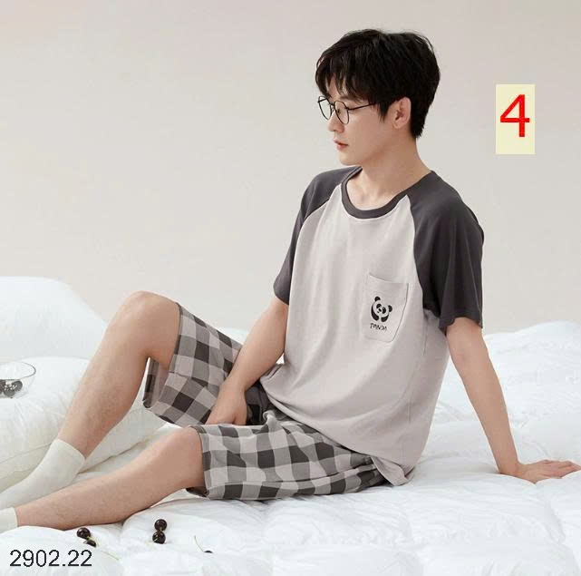 26HA2902.22 - BỘ MẶC NHÀ COTTON NAM