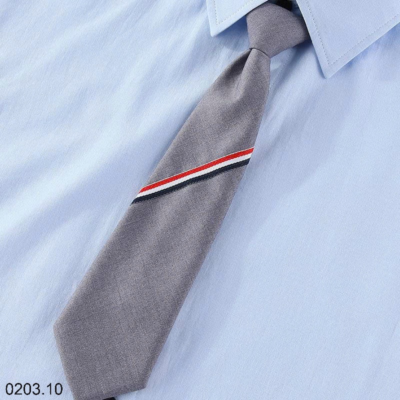 26HA0203.10 - ÁO SƠ MI CỘC TAY PHỐI CÀ VẠT