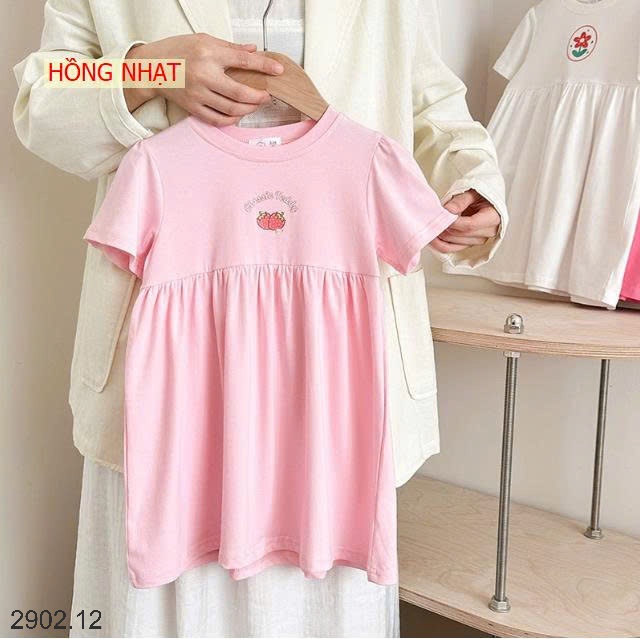 26HA2902.12 - VÁY COTTON QUẢNG CHÂU BÉ GÁI