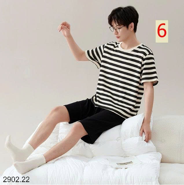 26HA2902.22 - BỘ MẶC NHÀ COTTON NAM
