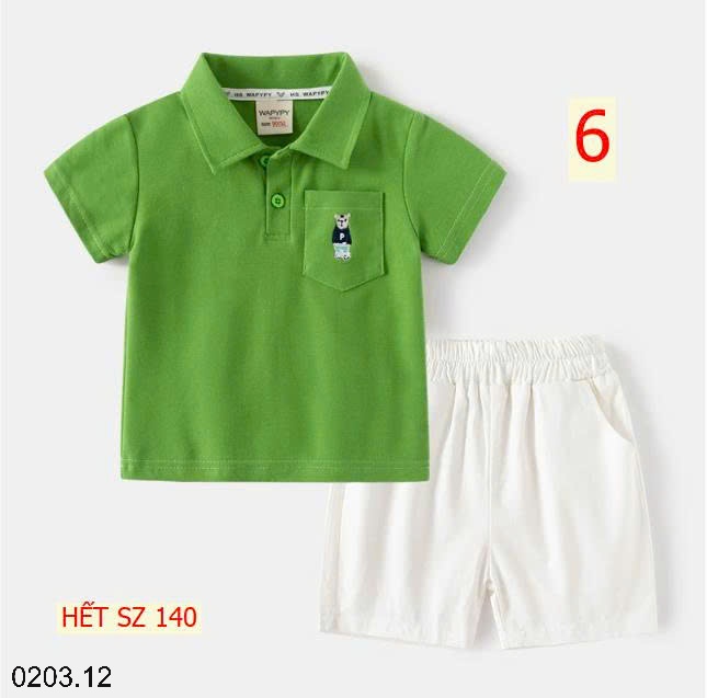 26HA0203.12 - BỘ POLO BÉ TRAI WAPYPY SIÊU BẢNH