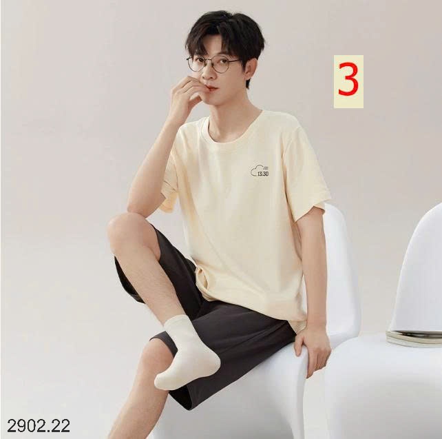 26HA2902.22 - BỘ MẶC NHÀ COTTON NAM