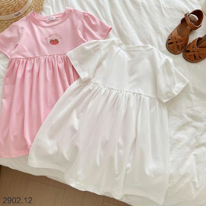 26HA2902.12 - VÁY COTTON QUẢNG CHÂU BÉ GÁI